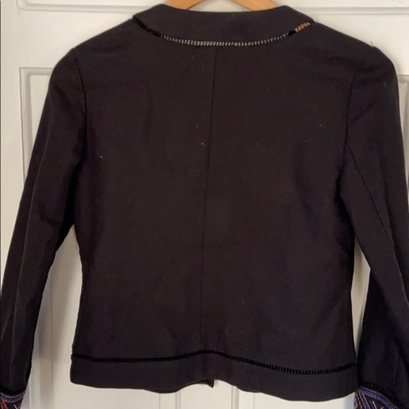 Intermix Paige embroidered crop jacket - Picture 6 of 7